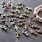12 Packs: 36 ct. (432 total) Found Objects™ Multicolor Mini Keys by Bead Landing™